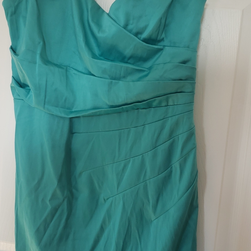 Gorgeous aqua turquoise cocktail dress - Picture 4 of 7